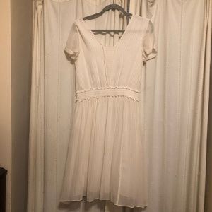 Fit and Flare dress with Rose Gold thread